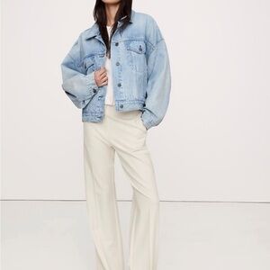 Banana Republic High Rise Modern Straight Refined Pants